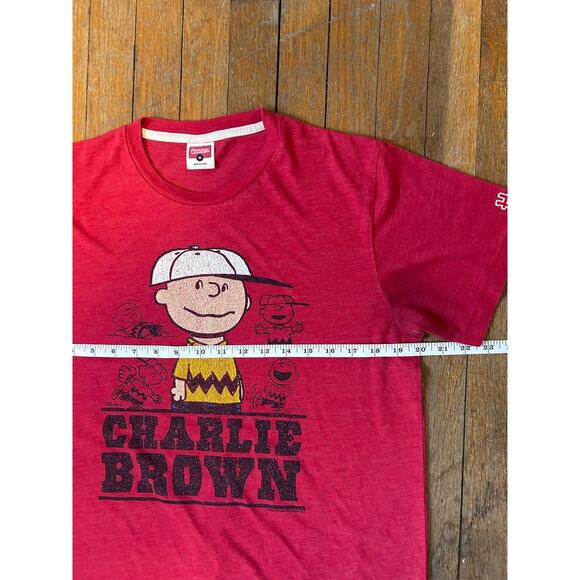 Red Homage Peanuts Charlie Brown Throwback Tee | T-Shirt | | Retro - (Size M) - Picture 6 of 10
